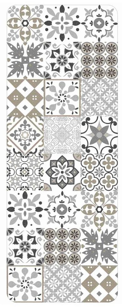 Biely behúň z PVC 45x120 cm Salou – douceur d'intérieur