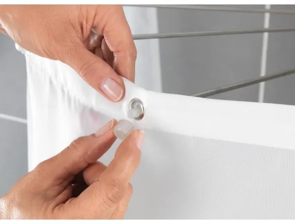 WENKO 23863100 - Sprchový držiak 96x72 cm nerez/biela