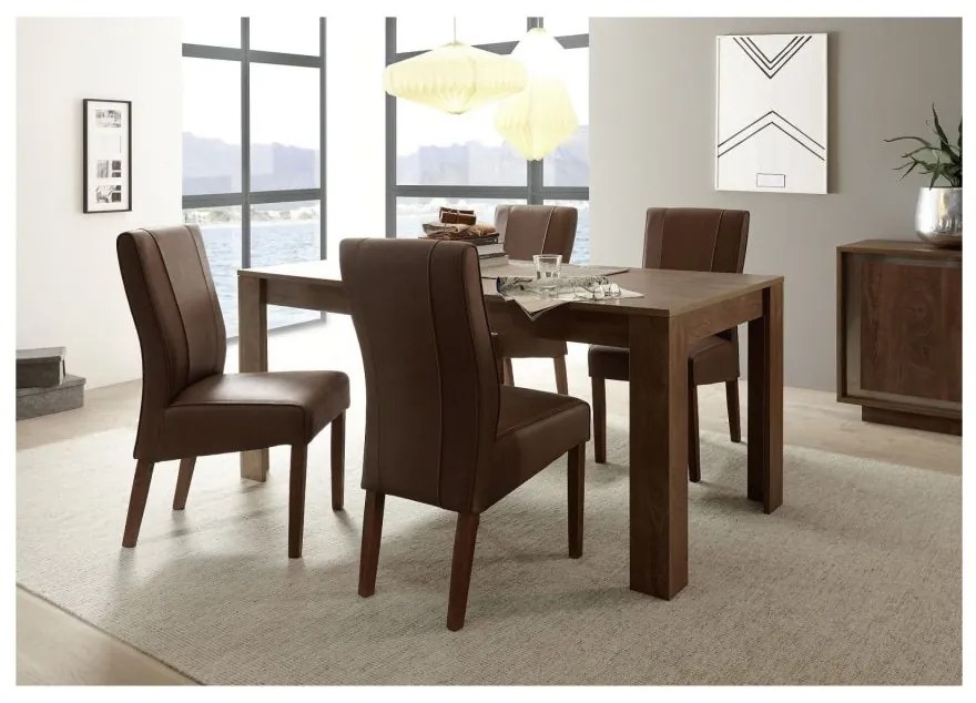 Rozťahovací jedálenský stôl SKY-T180 + rozťahovanie + 48 cm