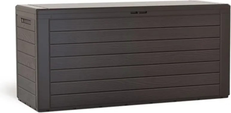 PROSPERPLAST Box záhradný WOODEBOX umbra 116cm - 280l