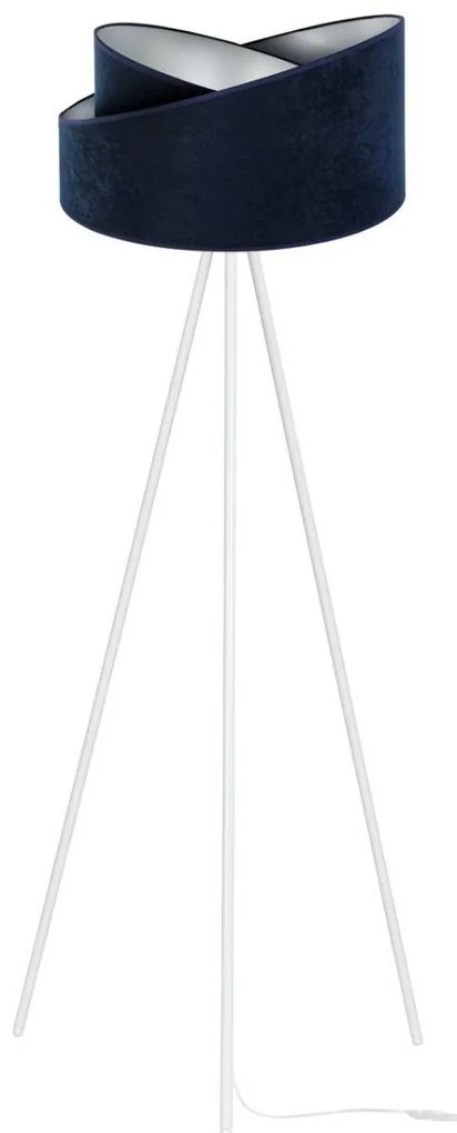 Stojacia lampa Mediolan, 1x textilné tienidlo (výber z 9 farieb), (výber z 2 farieb konštrukcie)