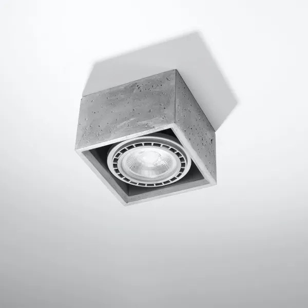 Sollux SL.0883 - Stropné svietidlo QUATRO 1xGU10/40W/230V betón