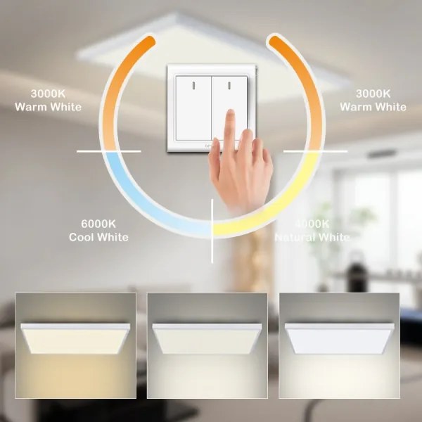 Brilagi - LED Kúpeľňové stropné svietidlo FRAME LED/96W/230V 120x60 cm IP44 biele