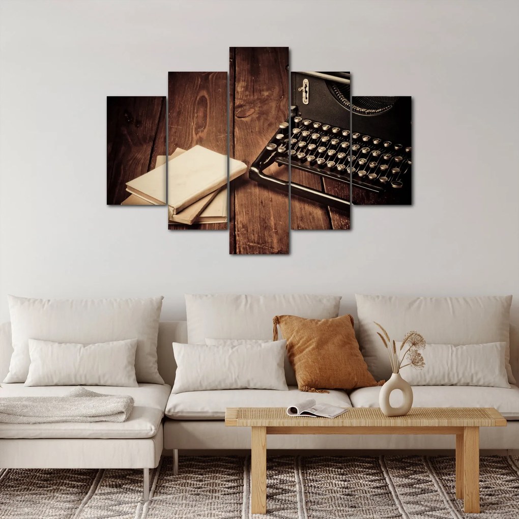 Obraz písacieho stroja (150x105 cm)