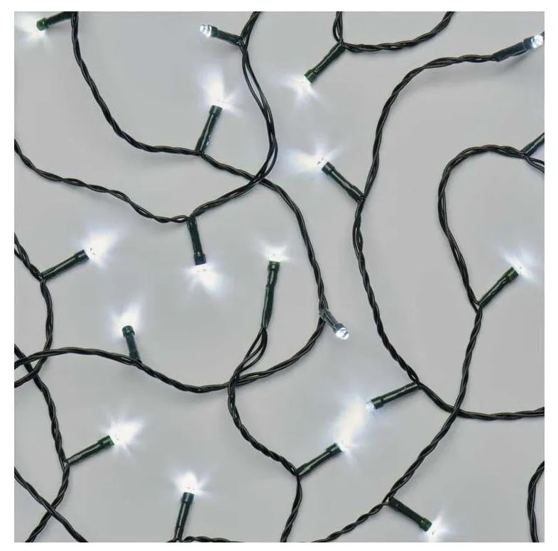 LED Vianočná vonkajšia reťaz 80xLED/13m IP44 studená biela