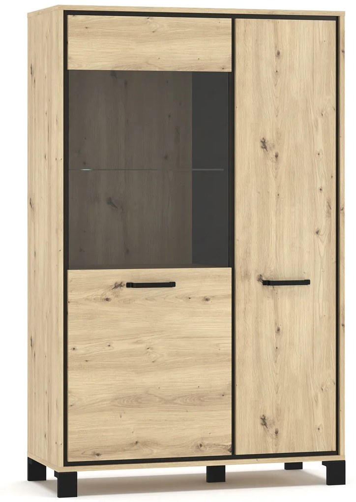 Obývacia izba Vinap - dub artisan / wenge tmavá