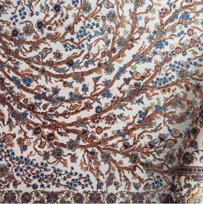 Koberec Exkluzívny Qum Silk 11 krémový