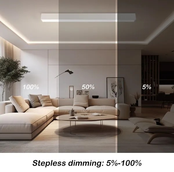 Immax NEO 07259L - LED Stmievateľné svietidlo LUNGO 38W/230V Wi-Fi Tuya biela + DO