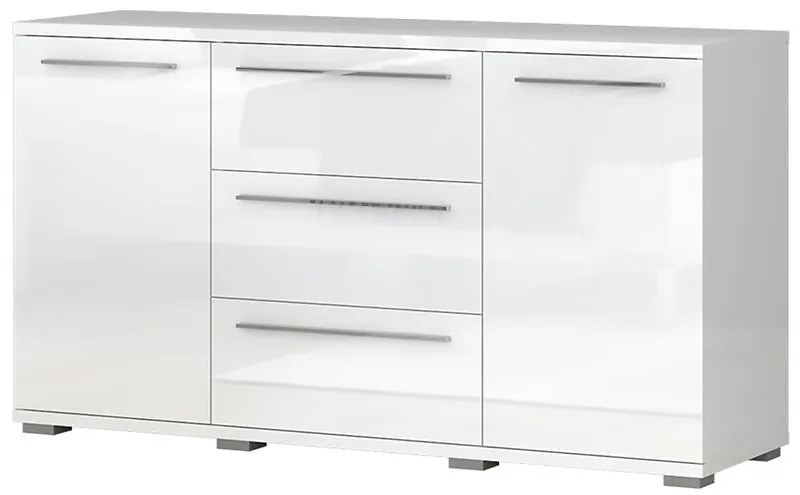 Komoda Piano 2D3S K23/PN-70/KA/70 crystal white