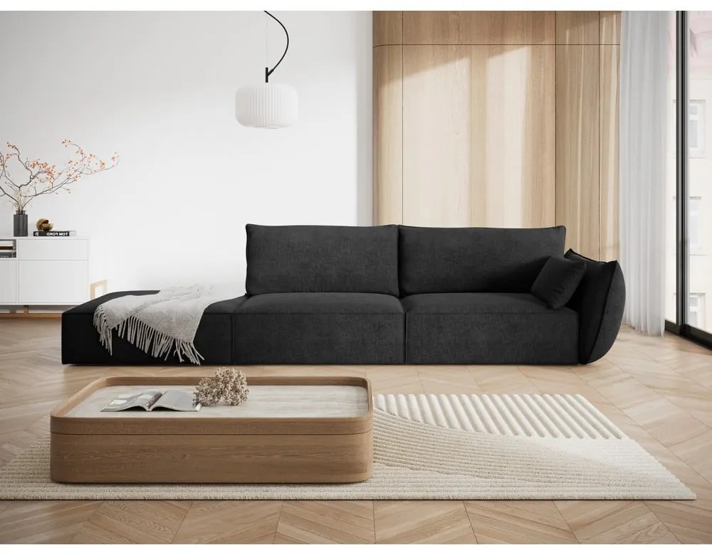 Tmavosivá leňoška (pravý roh) Vanda – Mazzini Sofas