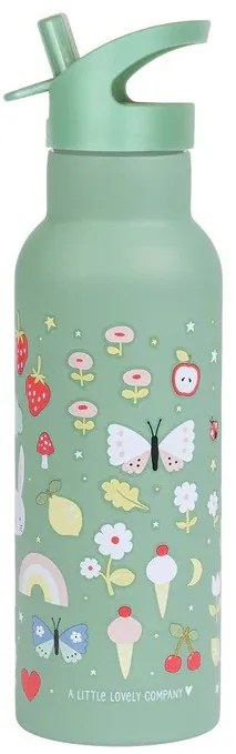 A Little Lovely Company XL Fľaša na pitie z nehrdzavejúcej ocele: Radosť