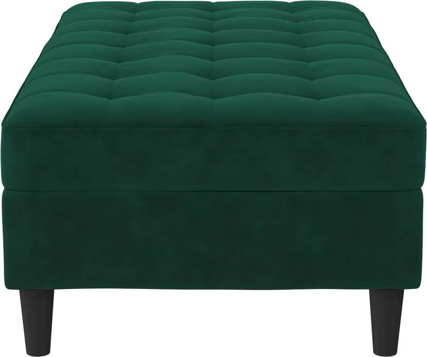 Zelená zamatová podnožka Presley – Støraa