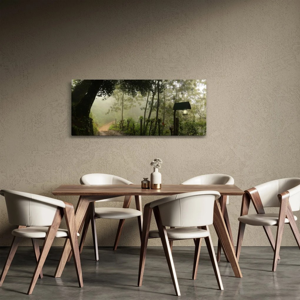 Obraz rannej hmly (120x50 cm)