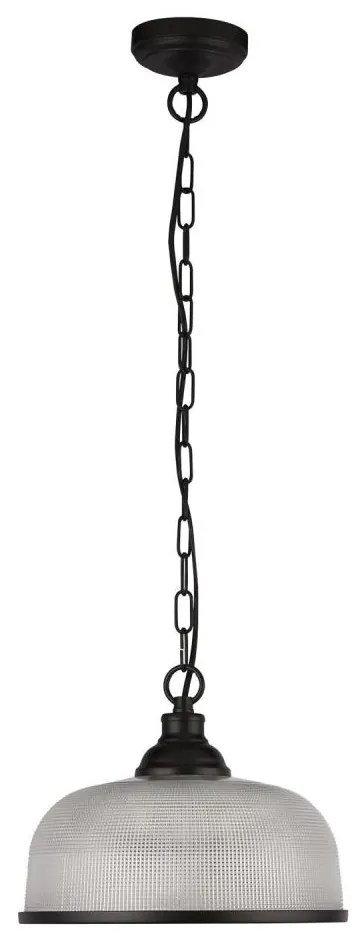 Searchlight 1682BK - Luster na reťazi BISTRO 1xE27/60W/230V čierna