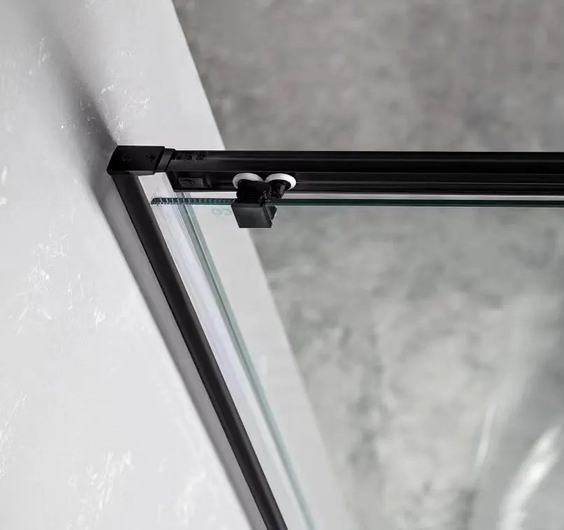 Gelco, SIGMA SIMPLY BLACK štvorcová sprchová zástena 900x900 mm, rohový vstup, číre sklo, GS2190BGS2190B