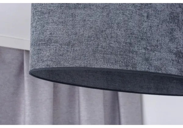 Duolla - Prisadený luster OVAL 1xE27/15W/230V šedá