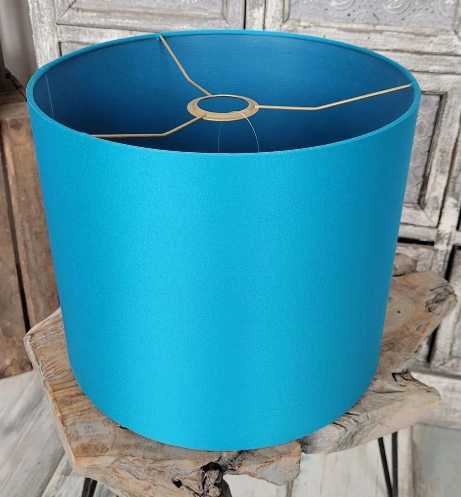 Petrolejové tienidlo na stolnú alebo závesnú lampu Petrol - Ø 30*25cm/ E27