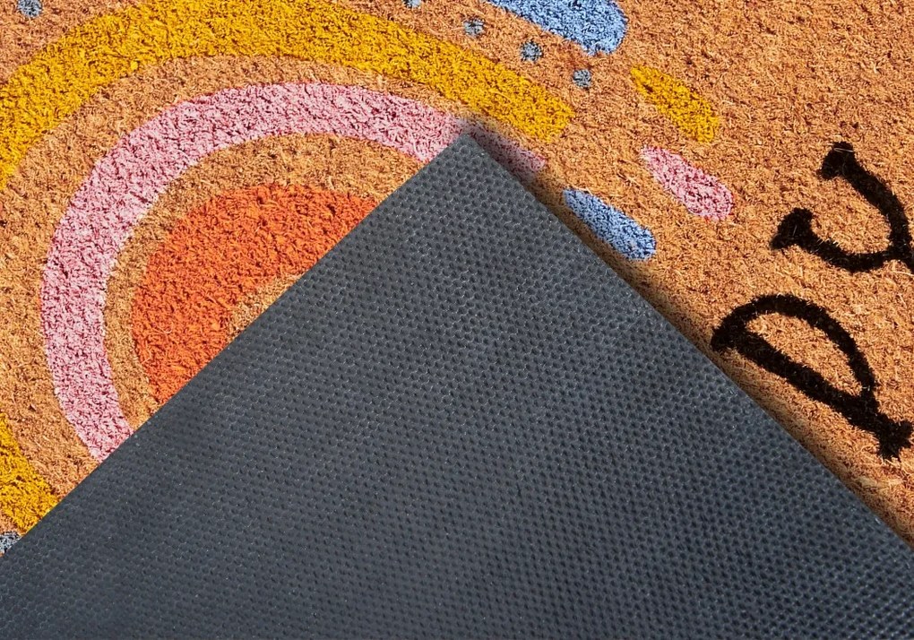 Hanse Home, Rohožka Dúha 106199 - na von aj na doma, 40x70, hnedá, chodba / predsieň