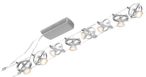 Paulmann 94490 - SADA 8xGU5,3/7,5W Bodové svietidlo CARDAN 230V matný chróm
