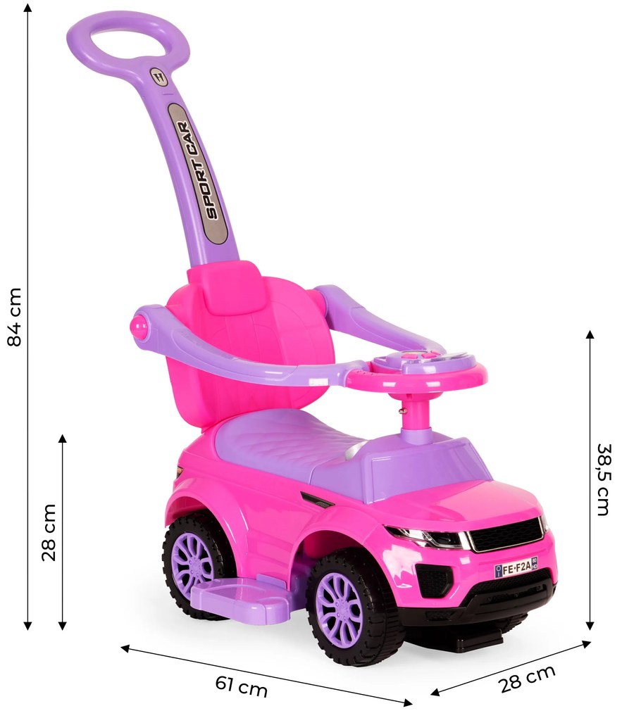 Hračkárske auto 3v1 Rider Walker Pusher Super Car