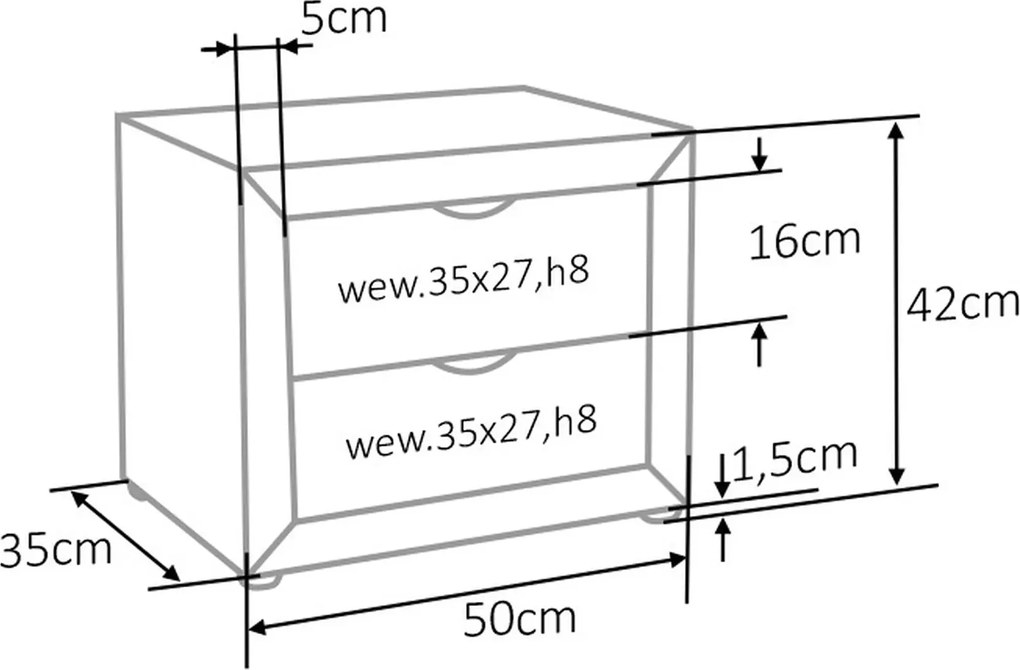 SI ET-002 Sametová nočná skrinka béžová