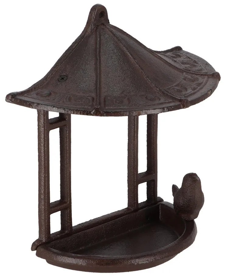 Závesné liatinové kŕmidlo Esschert Design, výška 24,4 cm