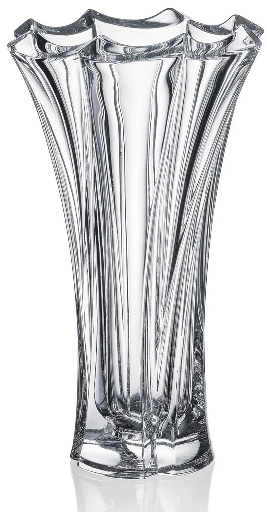 Bohemia Crystal sklenená váza Bromelias 30,5 cm