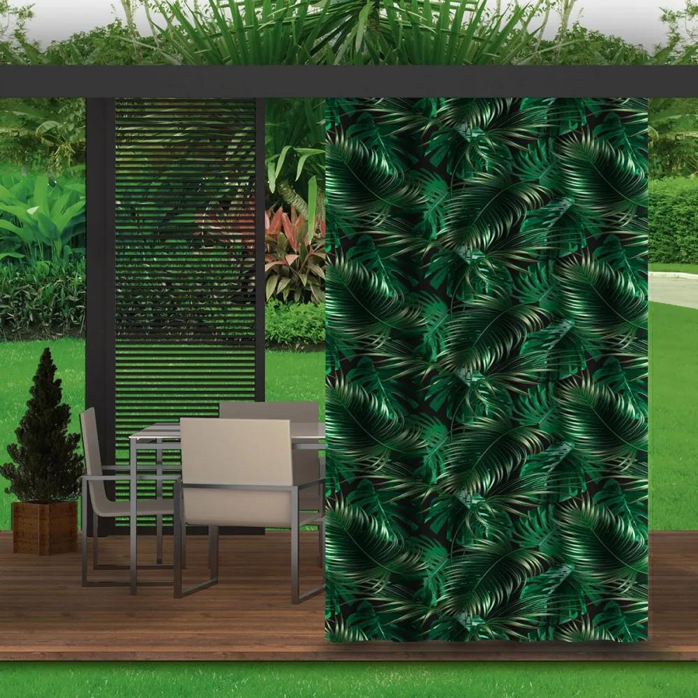 Dekorstudio Záhradný záves do altánku - Palmové listy - 256 Rozmer závesu: 155x220cm