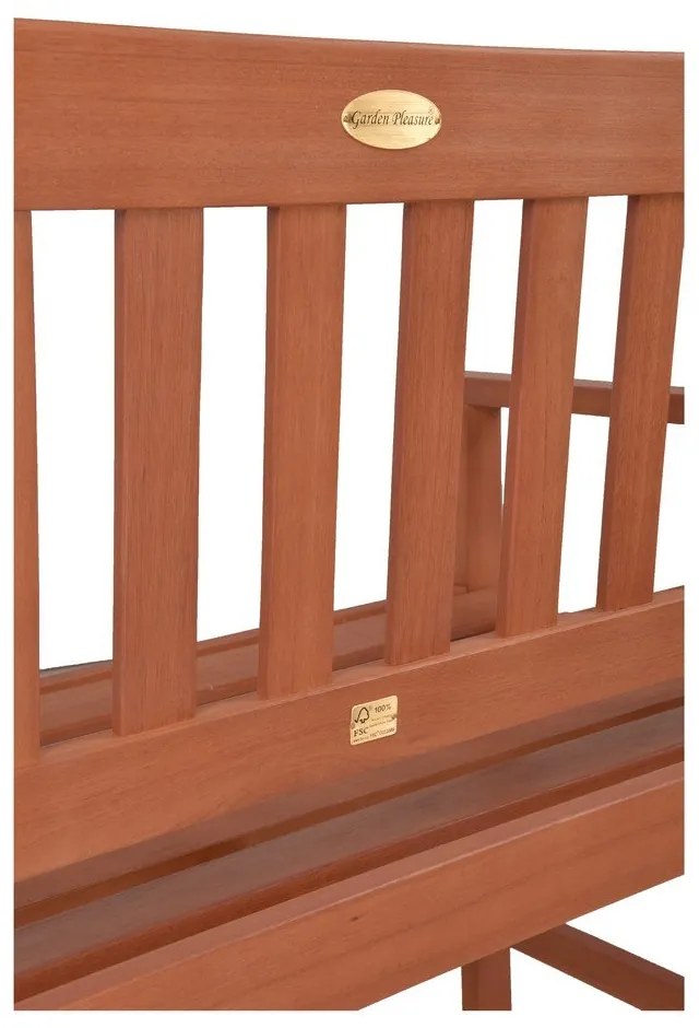 Hnedá drevená záhradná lavica Promotion – Garden Pleasure