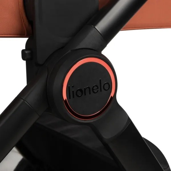 Lionelo - Kombinovaný kočík 3v1 LAYLA Hnedo-rezavá