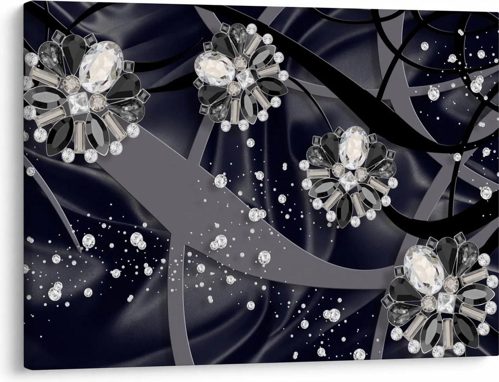 Obraz - Diamanty v priestore (70x50 cm)