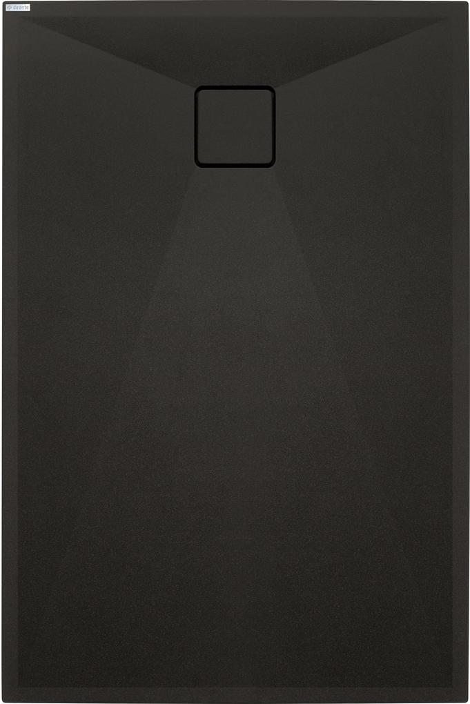 Deante Correo obdĺžniková sprchová vanička 90x70 cm čierna KQR_N71B