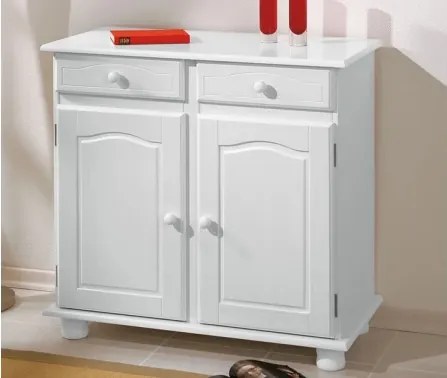 Komoda In-Lovi, bielená borovica%