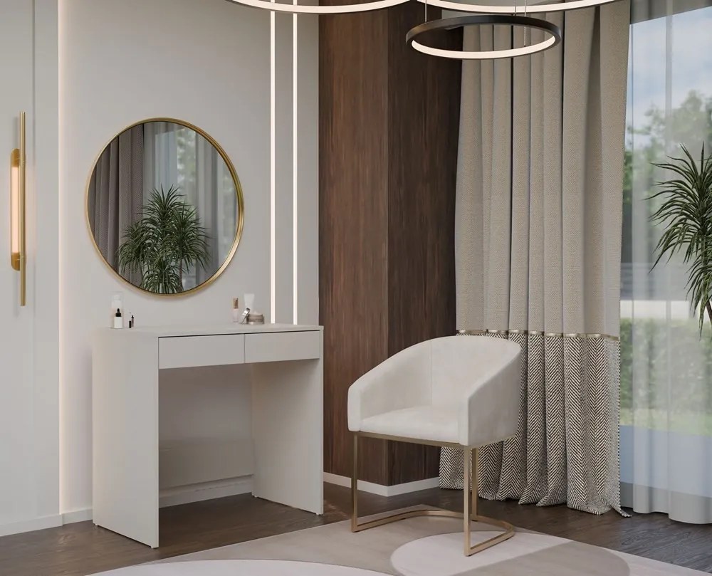 Toaletný stolík Marina 25 81 cm kašmírový