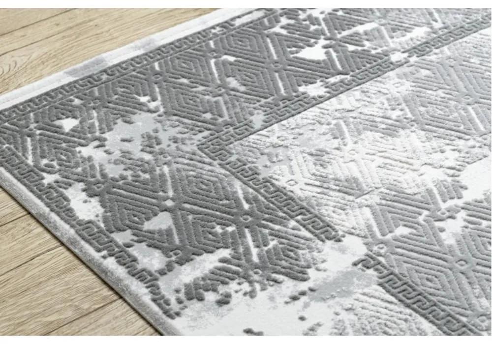 Luxusný kusový koberec akryl Joel šedý 240x340cm
