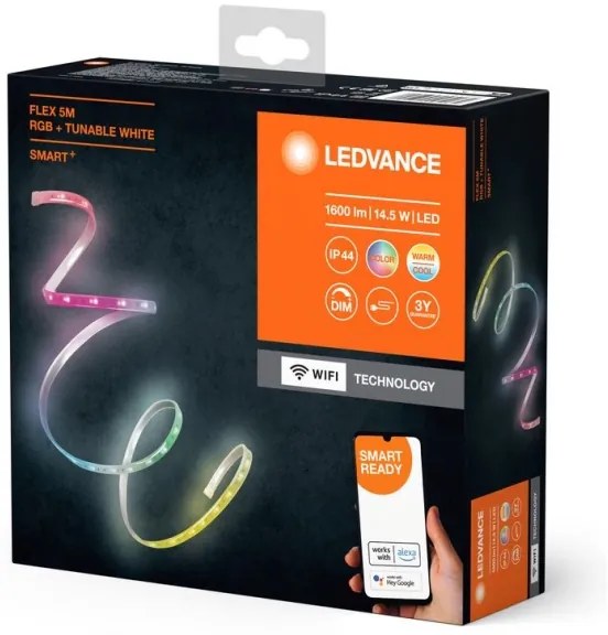 Ledvance - LED RGB+TW Stmievateľný vonkajší pásik FLEX 5m LED/14,5W/230V Wi-Fi