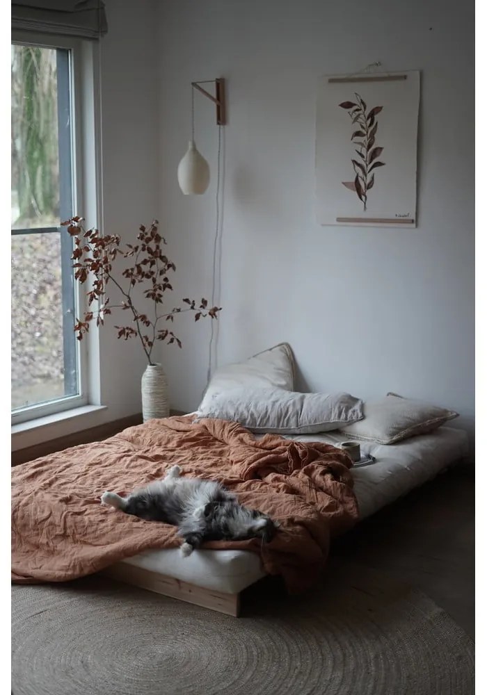 Tmavomodrá rozkladacia pohovka 140 cm Roots – Karup Design