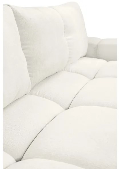 Rozkladacia čalúnená trojmiestna pohovka s úložným priestorom ALMADA béžová