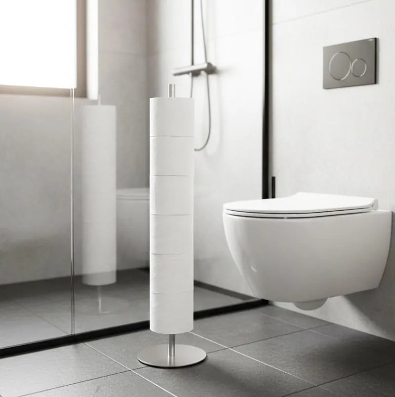 Erga Erga, vysoký stojan na toaletný papier, 6 roliek, chrómová, ERG-YKA-P.SP-TIBA-CHR