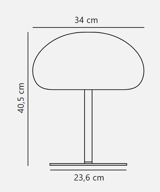 Nordlux Čierna prenosná stolná LED lampa Sponge 34 6,8W 40,5cm 2018165003