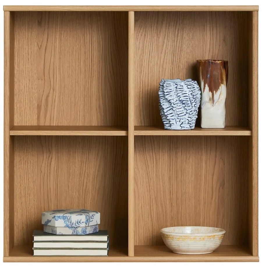 Závesná knižnica v dekore duba v prírodnej farbe 70x70 cm Mistral – Hammel Furniture