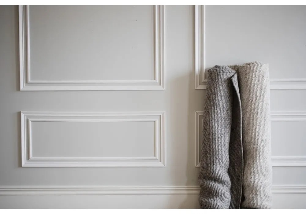 Sivý vlnený koberec 290x200 cm Auckland - Rowico