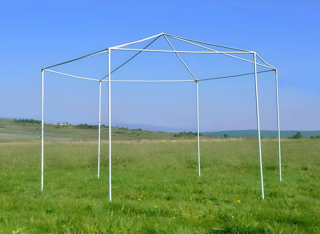 Záhradný párty stan Vivao 2x2 m biely