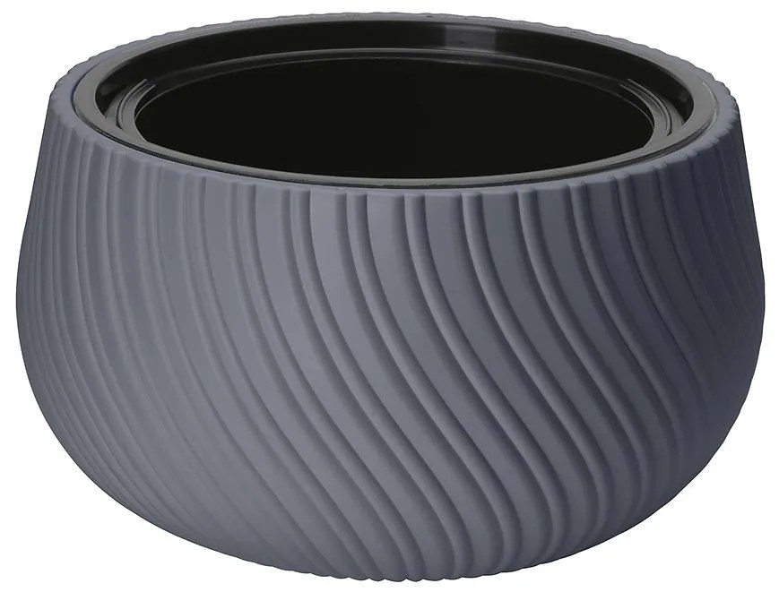 Kvetináč Kula Mika 32 antracit