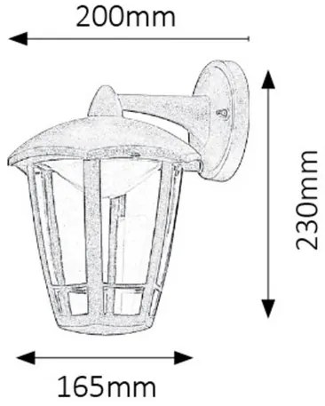 Rabalux SORRENTO LED nástenné svietidlo 8126, IP44
