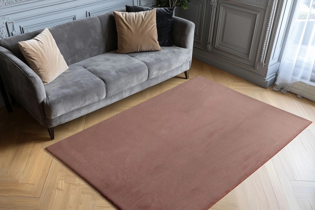 Kusový koberec Infinity 200 Powderpink, 120x170, ružová, obývacia izba, Obsession