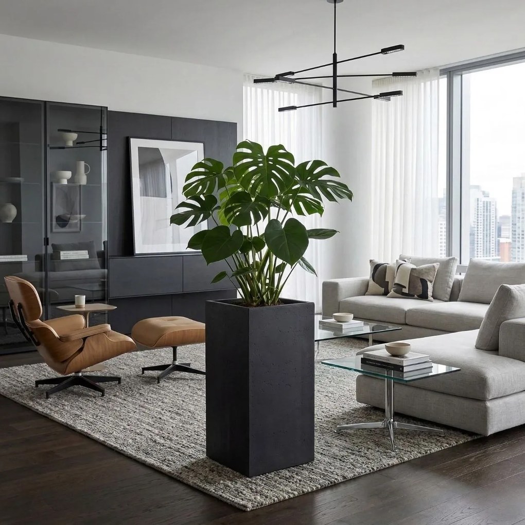 Sada 2 ks květináčů BETONIQUE 30x30/30x60 cm - výber z 2 prevedení