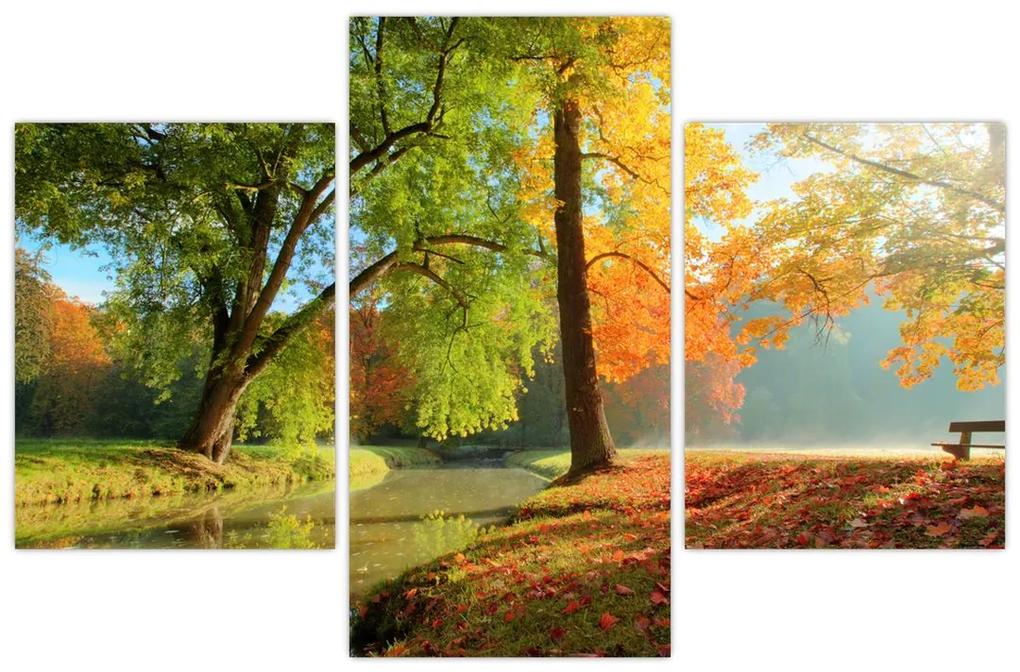 Obraz - Pokojná jesenná krajina (90x60 cm)