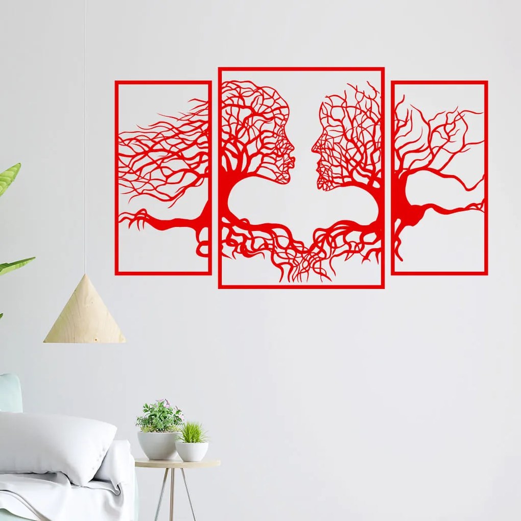 Veselá Stena Samolepka Duša lesa Farba: oranžová, Veľkosť: 100 x 59 cm