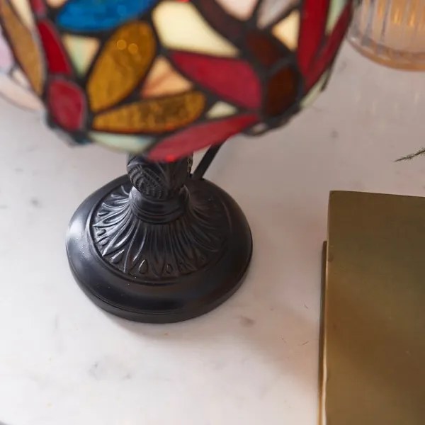 Endon 64246 - Stolová lampa Tiffany LORETTE 1xE14/40W/230V pr. 15 cm